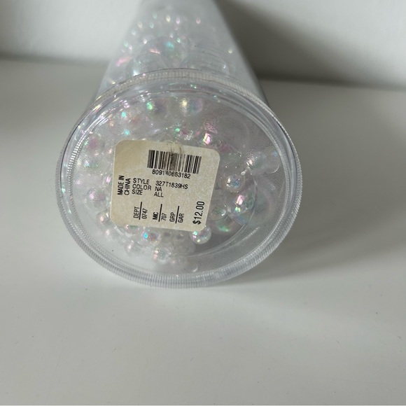 NEW Clear Bead Iridescent Pearl Strands 30’ Long Garland by Dillards - Picture 3 of 4